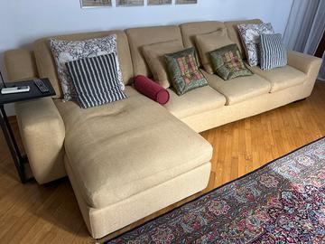 Divano letto SEVEN salotti, color beige-sabbia