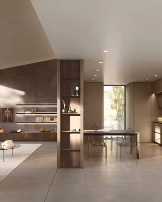 Cucine PET Lucido | Lineare da 3m con Gola
