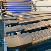 Rete singola 90x190 in doghe motorizzato