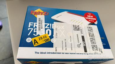 MODEM ROUTER FRITZ!Box 7530 AX – WI-FI 6 – NUOVO!