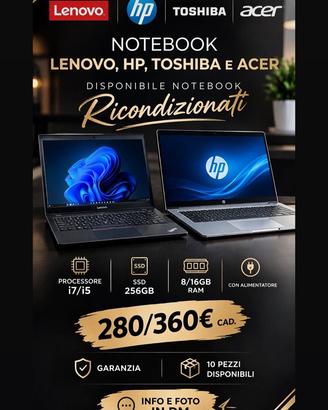 Notebook Ricondizionati