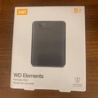 HD WD ELEMENTS 5TB nuovo