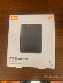 HD WD ELEMENTS 5TB nuovo