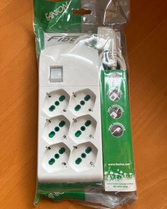 Fanton Multipresa FIDO 3+3 prese bipasso