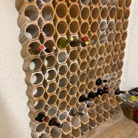 Porta bottiglie vino in cotto