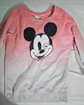 Felpa Terranova Disney Mickey Mouse rosa/grigia sf