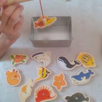 Gioco della pesca degli animaletti marini