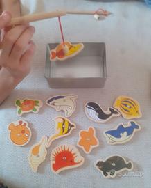 Gioco della pesca degli animaletti marini
