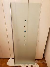 Porta in vetro satinato Henry Glass con murrine