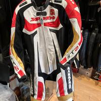 TUTA IN PELLE PISTA SPIDI T2 TG.50