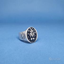 ANELLO VINTAGE "PIETRO FERRANTE" CROCE MASSONI
