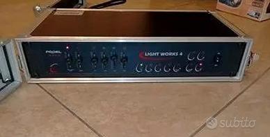 Proel light works 4 mixer luci valigia Lfw4ks 220