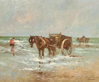 Van Dinteren - Paarden met visserskar