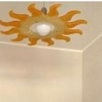 lampadario a forma di sole 