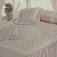 Copriletto matrimoniale rosa nuovo