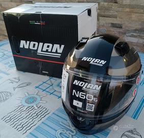 Casco Nolan N60-6 ERMETICO 344 XS Nuovo Gold Nero