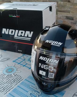 Casco Nolan N60-6 ERMETICO 344 XS Nuovo Gold Nero