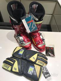 NORDICA GP Grand Prix Scarponi sci + Guanti NUOVI