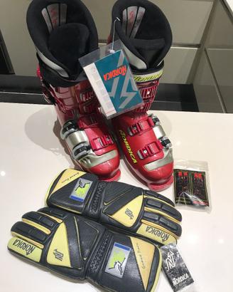 NORDICA GP Grand Prix Scarponi sci + Guanti NUOVI