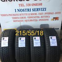 GOMME USATE INVERNALI 215/55/18 disp montaggio