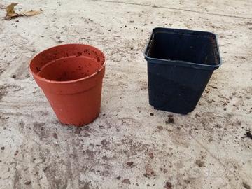 vasi tondi diametro 7 cm e quadrati 8x8