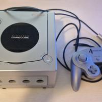 Nintendo GameCube Silver + Joystick Resident Evil