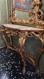 Console con specchiera