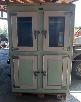 Frigorifero vintage verde acqua a 4 porte