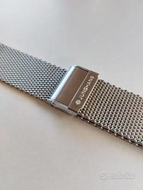 Junghans bracciale 22mm acciaio mesh milanese