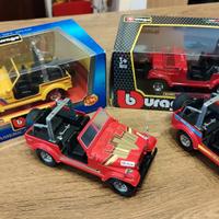 Modellino Jeep CJ7 Wrangler Burago 1/24
