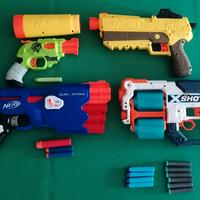 Nerf originali nuovi, pistola e fucile giocattolo