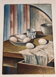 Marcello Scuffi Olio su Tela 50x35