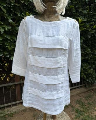 BLUSA NUOVA TG 3 100% LINO MARACAMICIE