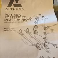 Portabici tweak e-bike 2 alluminio