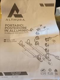 Portabici tweak e-bike 2 alluminio