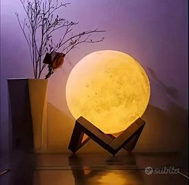 Lampada Lunare LED 3D