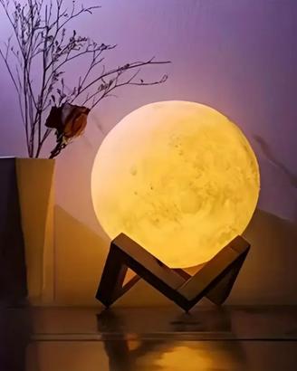 Lampada Lunare LED 3D