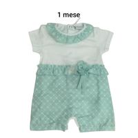 Pagliaccetto neonata in bielastico pastello 