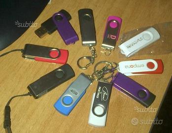 USB KEY 10 pezzi, varie dimensioni e disegni