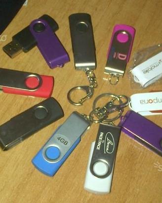 USB KEY 10 pezzi, varie dimensioni e disegni