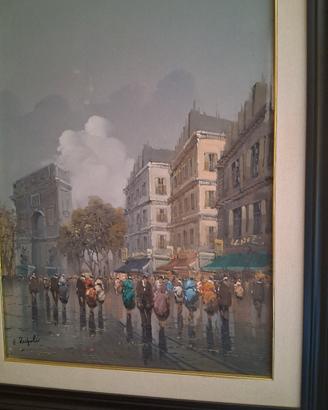 quadro olio su tela di Ernesto Rispoli (NA)
