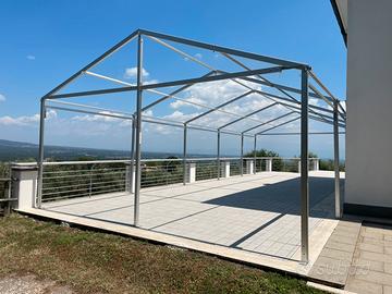 Tensostruttura cristal professionale 14x6