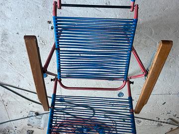 Sdraia pieghevole vintage