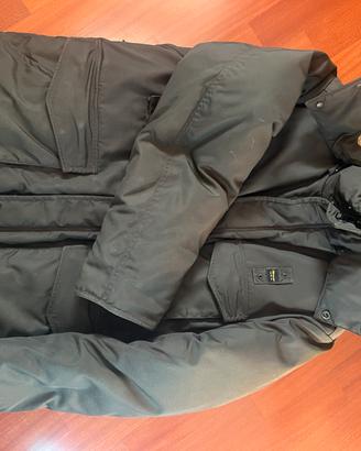 Blauer parka marrone tg xl
