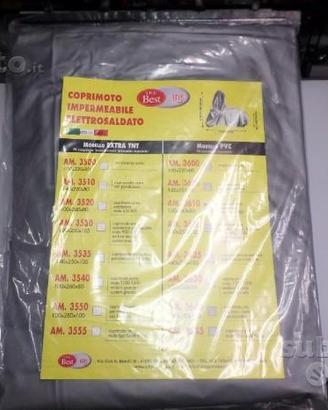 Telo coprimoto maxiscooter impermeabile in pvc