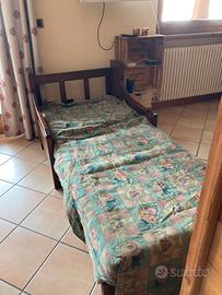 Poltrona letto in legno