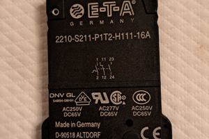 Elettrovalvole magnetotermico ETA 16A