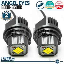 ANGEL EYES LED BMW SERIE 1 5 6 X3 X5 Luci Bianche