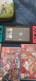 Nintendo switch + giochi +sd da 128GB 