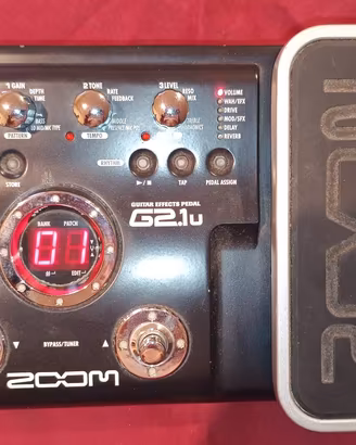 Pedale per chitarra elettrica ZOOM G2.1u